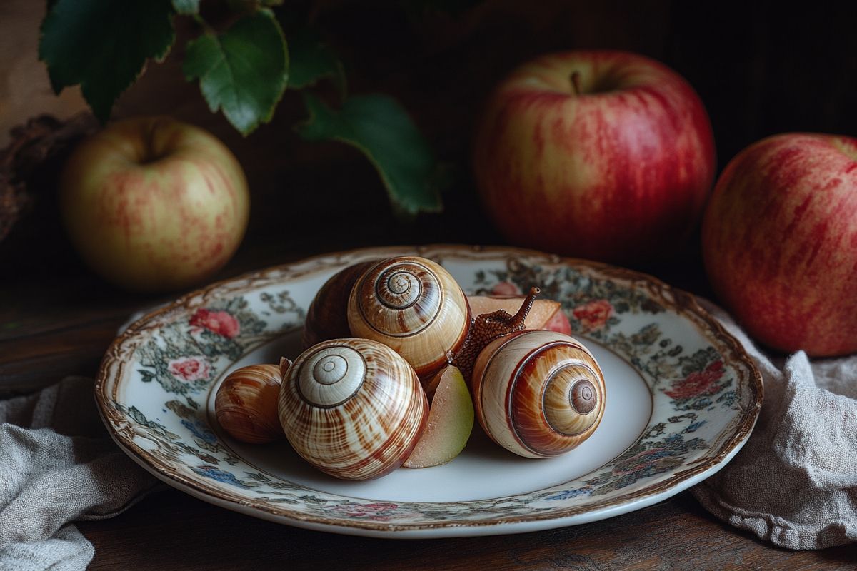 Les escargots et pommes : une alliance plus dangereuse qu'il n'y paraît