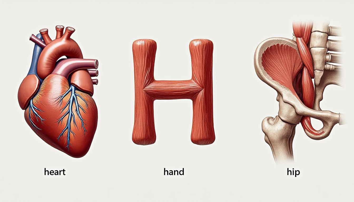 découvrez comment identifier facilement les parties du corps humain commençant par la lettre h grâce à notre guide pratique d'anatomie adapté au quotidien.