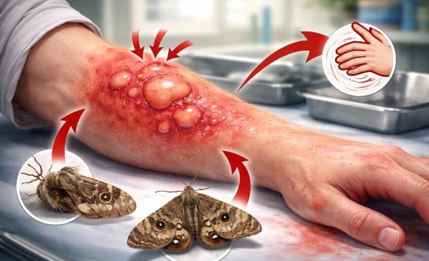 découvrez comment identifier les symptômes d'une piqûre de papillon de nuit et savoir quand elle peut être dangereuse pour votre santé.