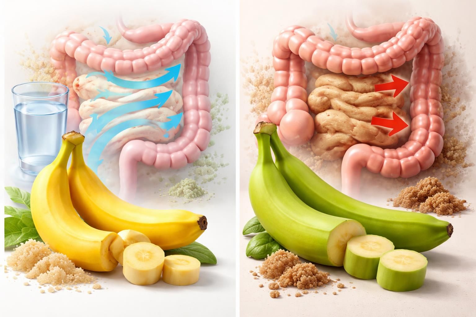 découvrez comment les bananes peuvent agir à la fois comme laxatif et constipant, selon leur maturité et leur composition nutritionnelle.