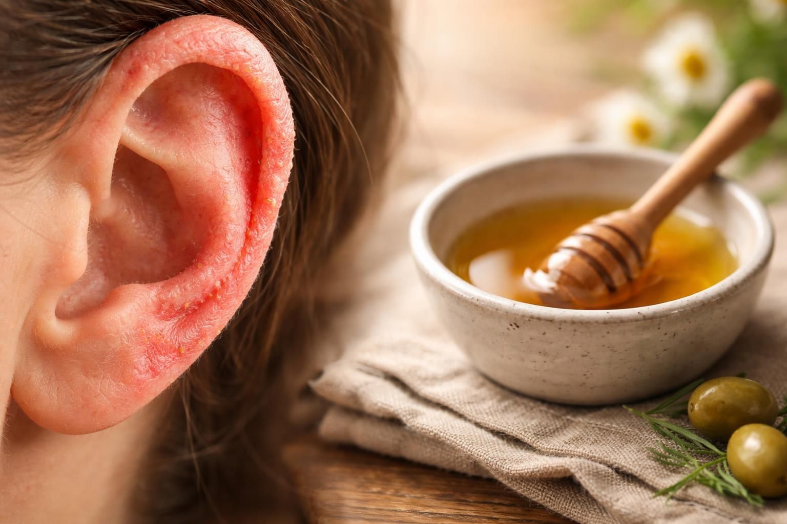 découvrez les causes de l'eczéma à l'oreille et les remèdes de grand-mère efficaces pour apaiser et nourrir votre peau naturellement.
