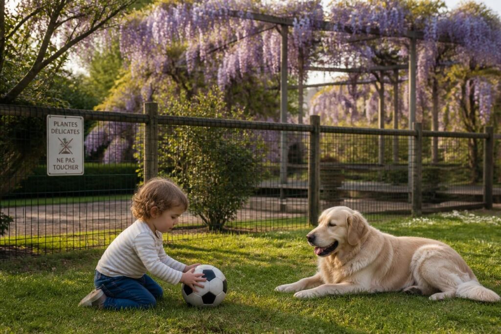 découvrez les dangers de la glycine et apprenez comment protéger efficacement vos enfants et vos animaux contre ses risques potentiels.