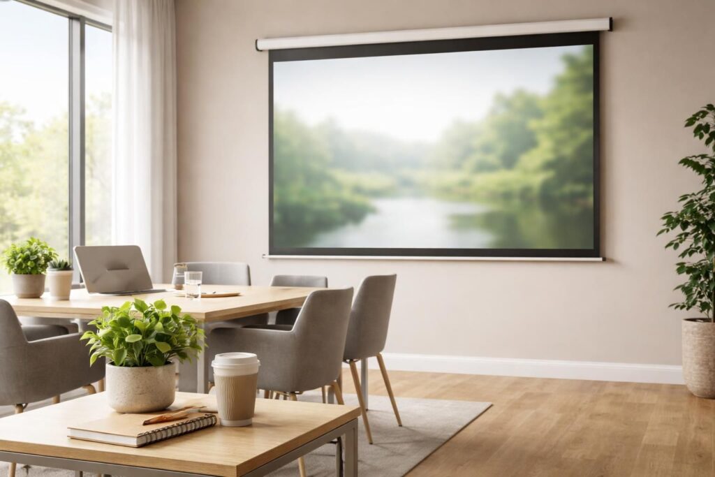 découvrez comment choisir un écran de projection adapté à un cabinet, alliant usage propre et durabilité pour des présentations efficaces et respectueuses de l'environnement.