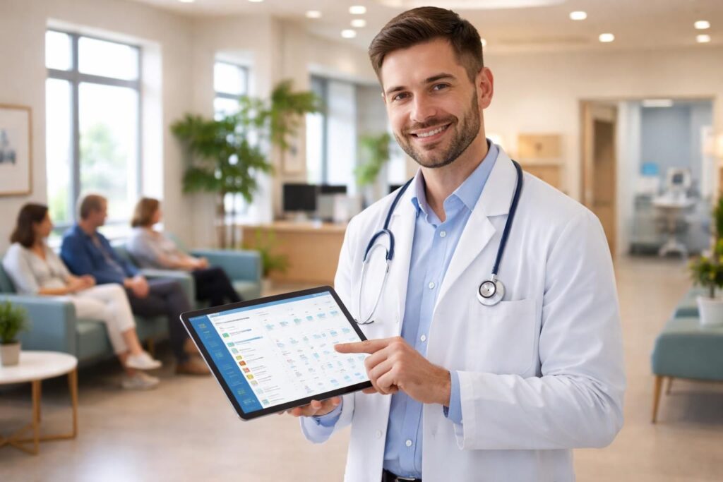optimisez le parcours patient dans votre maison de santé grâce à une organisation efficace sur tablette windows, facilitant la gestion et le suivi des soins.