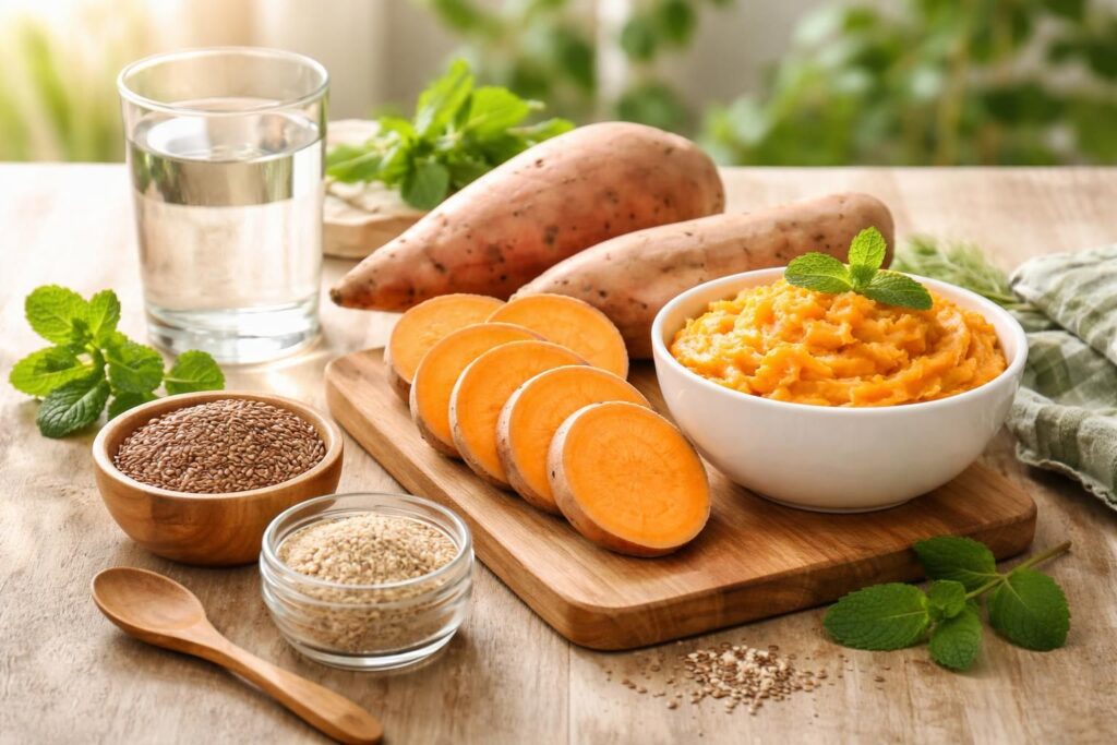 découvrez comment la patate douce peut aider à soulager la constipation grâce aux conseils avisés des nutritionnistes pour une digestion facilitée et un bien-être intestinal optimal.