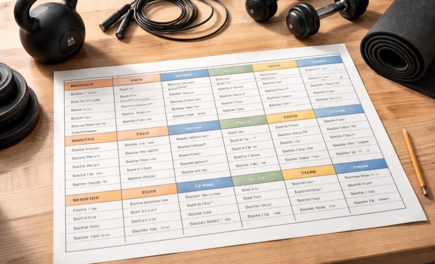 découvrez un programme crossfit de 4 semaines conçu pour améliorer votre force, endurance et condition physique. suivez un plan structuré adapté à tous les niveaux pour des résultats visibles rapidement.